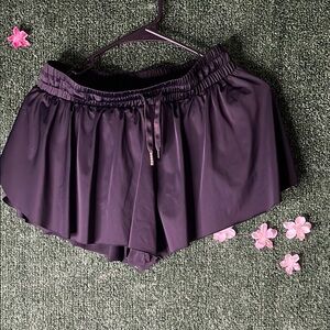 Black Athletic Shorts with Elastic Waistband and Drawstring